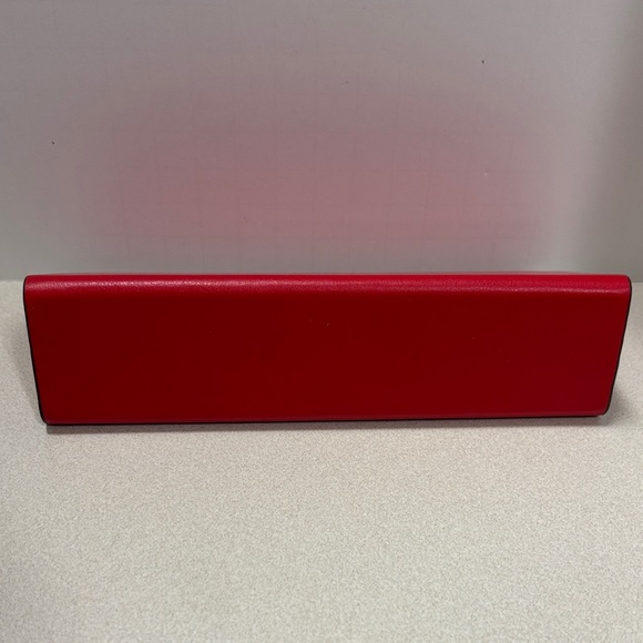 Fendi Scarlet Leather Eyeglass Case w/Cloth - Picture 4 of 8